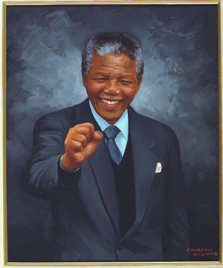 Portrait of Nelson Mandela